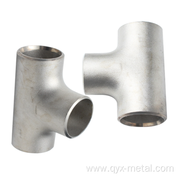 High Strength Titanium Tee Pipe Fittings for Chemical